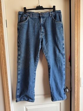 Wrangler Women's  Insulated Blue Denim Jeans